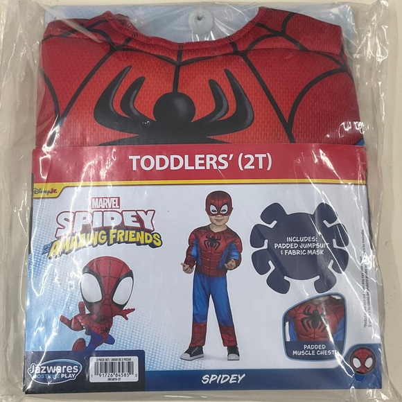 Marvel Spidey Friends Toddler Costume - Red and Black - Picture 1 of 5